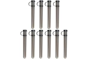 Empire 10 Round Paintball Tube w/ Tethered Lid - Smoke - 10 Pack