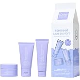 Kate Somerville Stressed Skin Saviors Travel Kit Goat Milk Cleanser, Cream, and Body Lotion Holiday Gift Set