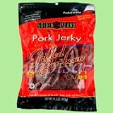 Asian Style Pork Jerky Grilled BBQ Flavor