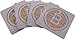 NHL Anaheim Ducks Boasters, Heavy Duty Stainless Steel Coasters, Set of 4