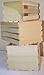 Amish Wares Small Miniature Sized Poplar Crates, Handmade, Set of 3