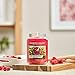 Yankee Candle Red Raspberry Scented, Classic 22oz Large Jar Single Wick Candle, Over 110 Hours of Burn Time