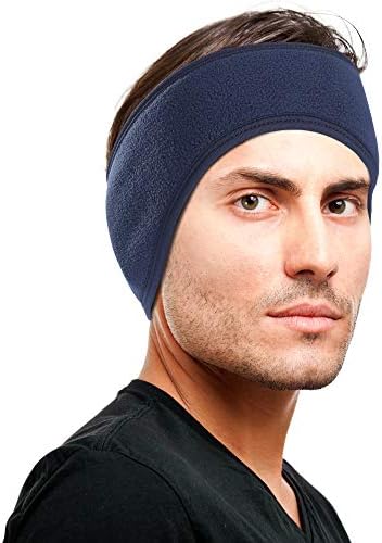 Omenex Winter Headband Double-Layer Fleece More Thicker Men’s Headband/Women’s Ponytail Earband Ear Warmer