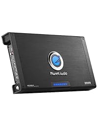 Planet Audio AC1000.2 Anarchy amplificador estable de 2 ohmios, rango completo de 1000 W, clase A B, de 2 canales, 2600 vatios máx. Estable a 2 ohm.