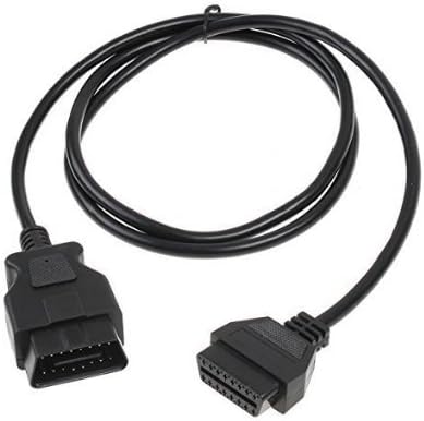 OBD II 16pin Male to Female Extension Cable Diagnostic Extender, 5ft