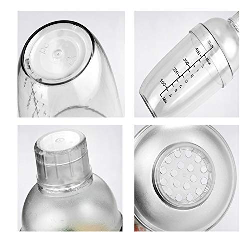 Cocktail-Shaker, transparenter Getränke-Shaker, Kunststoff-Bar-Set, 940 ml – Bild 4