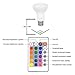 8W Color Changing Light Bulb, 4 Pack, LED Colored Light Bulbs E26 RGB 16 Colors Lamp with IR Remote Control for Home Decoration, Bar, Party, KTV, Holiday, Christmas Mood Lighting, Chener
