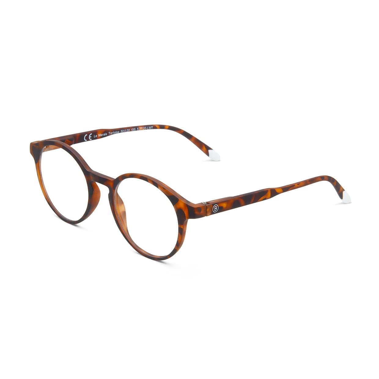 BARNER - Unisex blue light glasses without prescription, Anti-blue light - Model Le Marais Tortoise