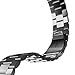 Samsung Gear S3 Watch Band, Stainless Steel Smart Watch Replacement Wrist Bracelet Band For Samsung Gear S3 Frontier Classic Strap + Tempered Glass Screen Protector + Pin Link Remover Tool Black