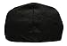 Men's Linen Flat Ivy Gatsby Summer Newsboy Hats (Black, SM)