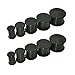 Piercing Area 10pcs Mix Size Solid Soft Ear Plugs Silicone Body Piercing 2g-9/16