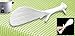 uxcell Plastic Squirrel Design Non-stick Rice Spoon Scoop 21cm Length White