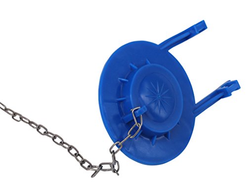 Toilet Single Row PVC Flapper, Seal Flapper, Toilet Cistern Accessories, Toilet Flush Valve, Toilet Drain Valve #5112(Blue)