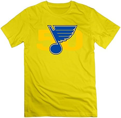 St Louis Blues 50th Anniversary2 Yellow Men's Sport Shirt For Men Size S