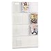 Safco Reveal Literature Rack, 12 Magazine Holder, Wall Mountable, Thermoformed Plastic Resin Construction, No Sharp Edges or Corners, Acrylic, Clear