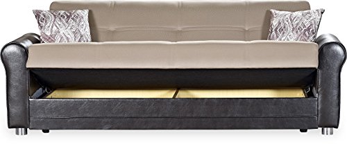 Casamode Avalon Plus Sofa Bed Prusa Brown Polyester