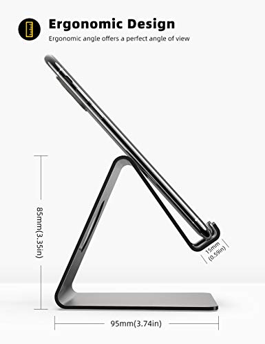 Lamicall-Soporte-Mvil-Soporte-Telfono-Soporte-Dock-Base-para-Telfono-e-Smartphones-para-Phone-XS-XS-MAX-XR-X-8-7-6-Plus-5-4-Samsung-S8-S7-Huawei-Otras-Smartphones-Negro