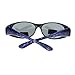 SA106 Womens Glare Blocking Polarized Lens 60mm Fit Over Oval Sunglasses Purple