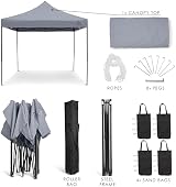 All Seasons Gazebos 3x3m Heavy Duty Pop Up Gazebo Waterproof w/ Accessory Pack view 2