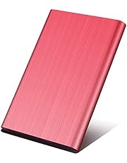 Portable 2TB External Solid State Drive USB 3.1 High-Speed External Hard Drive for PC, Laptop, Phones and More(2TB-N-RED)