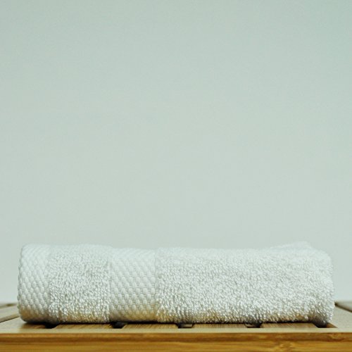 Luxury Hotel & Spa Towel Turkish Cotton Wash Cloths - White - Honeycomb - Set of 12