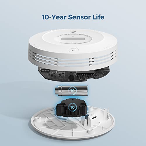 Smoke and Carbon Monoxide Detector 10Year Lifespan, AEGISLINK
