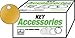 HY-KO PROD Office Storage Accessory , 100 Pack 1-3/8 Brs Key Tag (KB148)