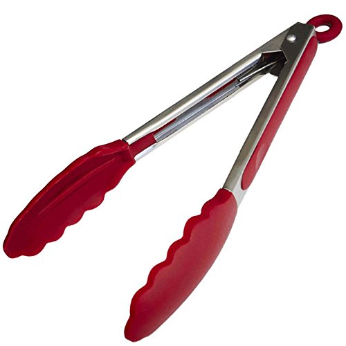2pcs/set 9inch 12inch Silicone Kitchen Tongs Sets Salad BBQ Tongs Kitchen Bakeware Accessories Utensils Gift