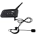 EJEAS Wireless Bluetooth Football Referee Intercom Motorcycle Snowmobile Headset Full Duplex Waterproof Interphone with FM Function for 4 Users V4C 1200M
