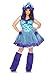 Leg Avenue Women's Plus 2pc.Plus Size Polka Dotty,Dress with Tutu Skirt,Furry Monster Hood, Aqua/Purple, XXX-Large/XXXX-Large