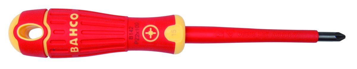 Bahco BAH142002100 Screwdrivers, Red/Yellow