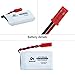 Noiposi 5pcs 3.7V 750mAh 25C Lipo Battery with X6 Charger for MJX X400 X400W Holy Stone X300C X400C X800 HS110 HS200 HS110 HS200 HS120 HS130 Syma X56W Sky Viper S670 V950hd s1750
