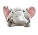Yzakka Convertible Neck Pillow U Shaped Travel Pillow Stuffed Plush Toy Animal Elephant