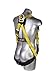 Guardian Fall Protection 1704 Velocity Economy Harness HUV Pass Thru Chest and Tongue Buckle Legs, X-Large/XX-Large