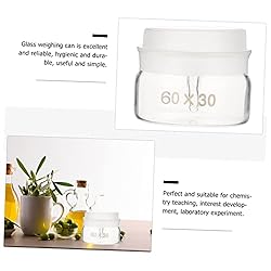 SOLUSTRE 2pcs Weighing bottle weighing jar