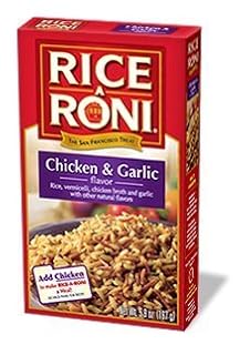 UPC 015300430068 product image for Rice A Roni, Chicken & Garlic Flavored Rice, 5.9oz (Pack of 6) (B00ESUM4KC) | upcitemdb.com