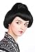 Banana Costumes Womens Geisha Wig Black