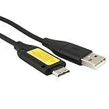 USB SUC-C3, SUC C3, SUCC3, EA-CB20U12/EP, CB20U05A - Cable Charger Cord Lead Wire for Samsung Digimax - SL102, SL105, SL201, SL202, SL203, SL310, SL420, SL50, SL502, SL600, SL605, SL620, SL630 Digital Camera Cable - 5 Feet Black – Bargains Depot