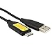 USB SUC-C3, SUC C3, SUCC3, EA-CB20U12/EP, CB20U05A - Cable Charger Cord Lead Wire for Samsung Digimax - SL102, SL105, SL201, SL202, SL203, SL310, SL420, SL50, SL502, SL600, SL605, SL620, SL630 Digital Camera Cable - 5 Feet Black – Bargains Depot®