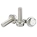 M6 x 25mm Flanged Hex Head Bolts Flange Hexagon Screws, Stainless Steel A2, DIN 6921, 25 PCS