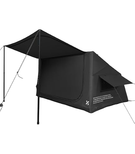 Amazon.com : CAMVIL Crab 2 Person Double Layer Black Canvas Cotton
