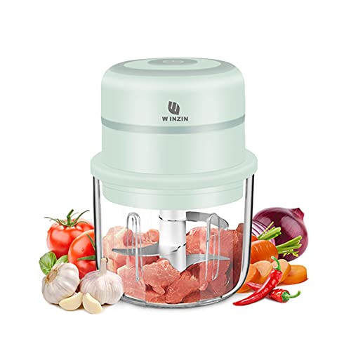 mini electric food processor, slap chop portable Cordless vegetable