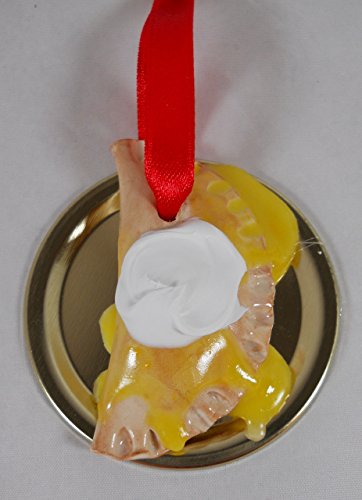 Polish Pierogi Christmas Holiday Ornament with Butter & Sour Cream Chef Gina's