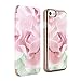 Ted Baker AW16 iPhone 8/7 Case - Luxury Folio Case/Cover in Flower Design for Women with Built-in Interior Mirror for The Apple iPhone 8/7 - KNOWAI - Porcelain Rose - Nude