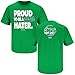New York Jets Fans. Proud to Be a Pats Hater Green T Shirt (Sm-5x)