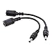 MonkeyJack Pack of 2 for HP Dell DC Power Cable Central Pin Adapter 7.4x5.0mm Female to 4.5x3.0mm Male