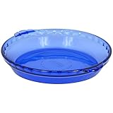 Pyrex Bakeware 9-1/2-Inch Pie Plate, Cobalt