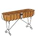 Gardman R961 Blacksmith Cradle Planter with Coco Liner, 36" Long x 21" High