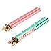 Yellow Mountain Imports Jewel Tone Multi-Color Acrylic Mahjong Racks, 18 Inches - Set of 4 Translucent Racks - Includes Brass Ends for Pushers and Scoring Coins
