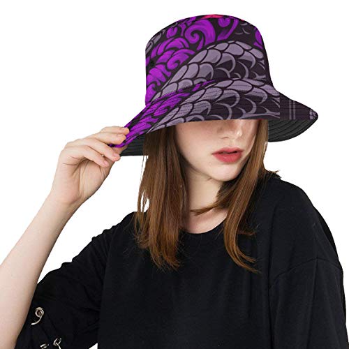 41XTK6M9DhL Sombrero Fresco para Mujer Una Feroz Serpiente de Sangre fría Verano Unisex Pesca Sol Top Bucket Sombreros para… Sombrero Fresco para Mujer Una Feroz Serpiente de Sangre fría Verano Unisex Pesca Sol Top Bucket Sombreros para…